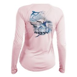Briny Dually Marlin Womens Long Sleeve Fishing Shirt