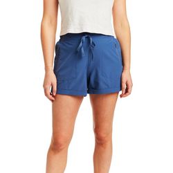 Womens Pull-on Cuffed Short with Zippered Pockets