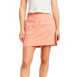Smiths American Womens Pull-on Skort with Zippered Pockets