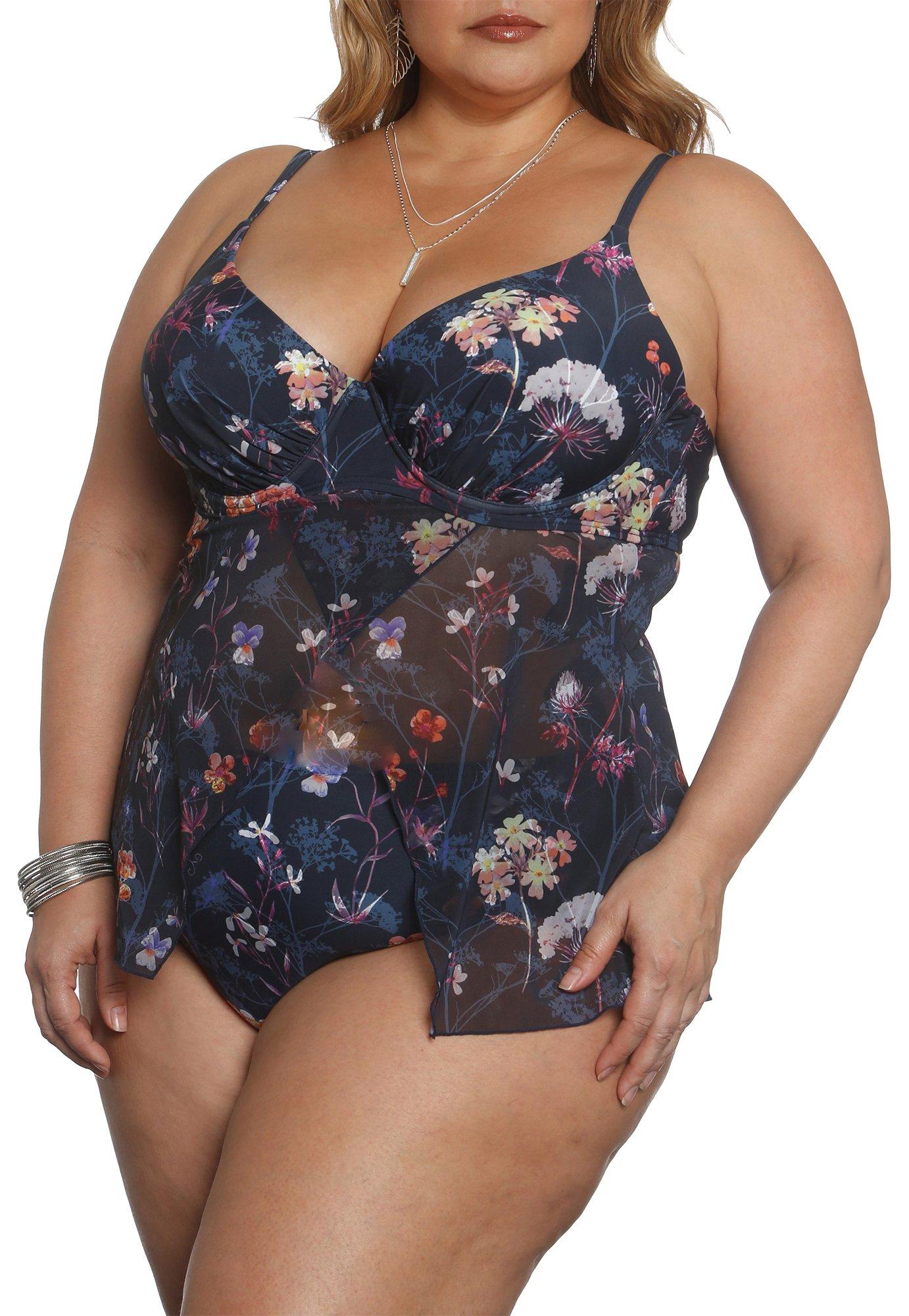 bealls plus size bathing suits