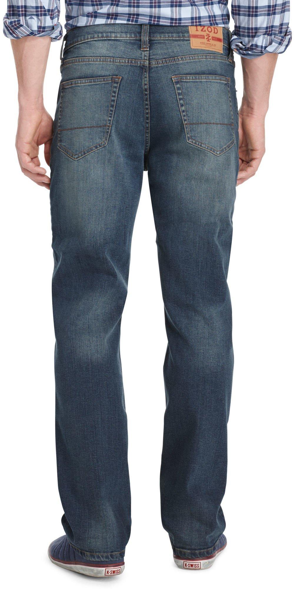 izod men's comfort stretch relaxed fit jean