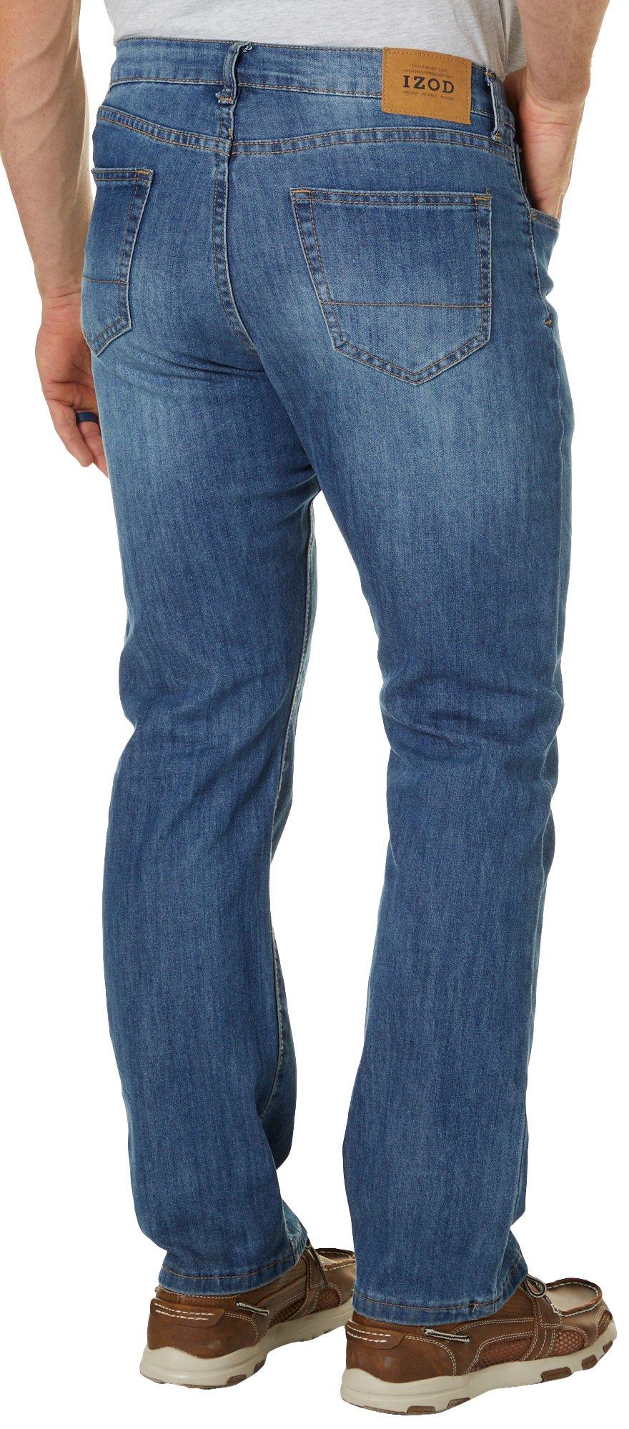 Izod Mens Comfort Stretch Relaxed Fit Jeans For Sale Online Ebay