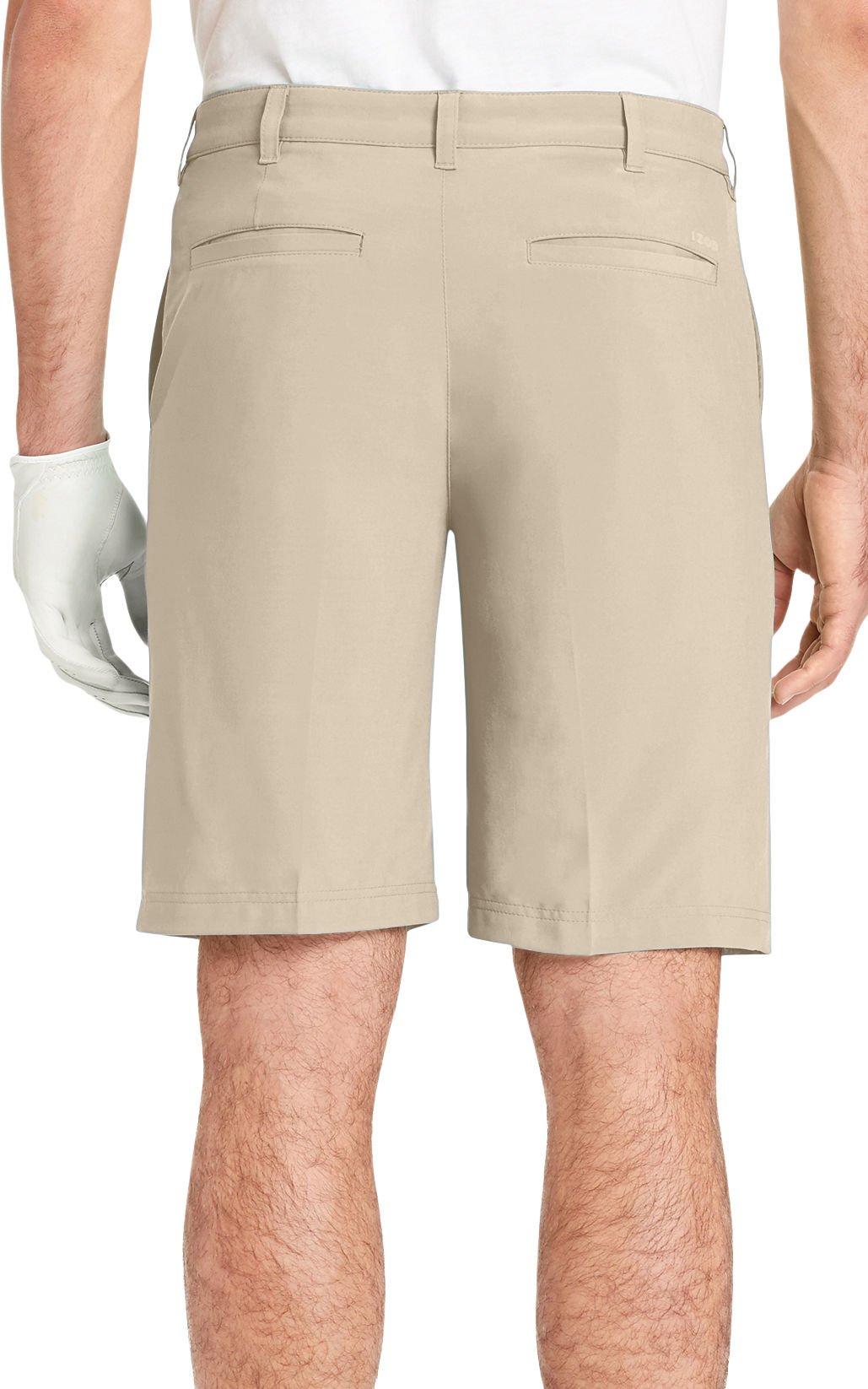 Izod Golf Mens Swingflex Solid Flat Front Shorts Ebay