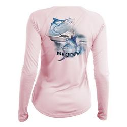 Dually Marlin Womens Long Sleeve Fishing Shirt