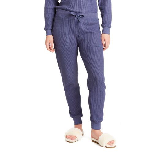 Smith's American Womens Waffle Knit Jogger Pant