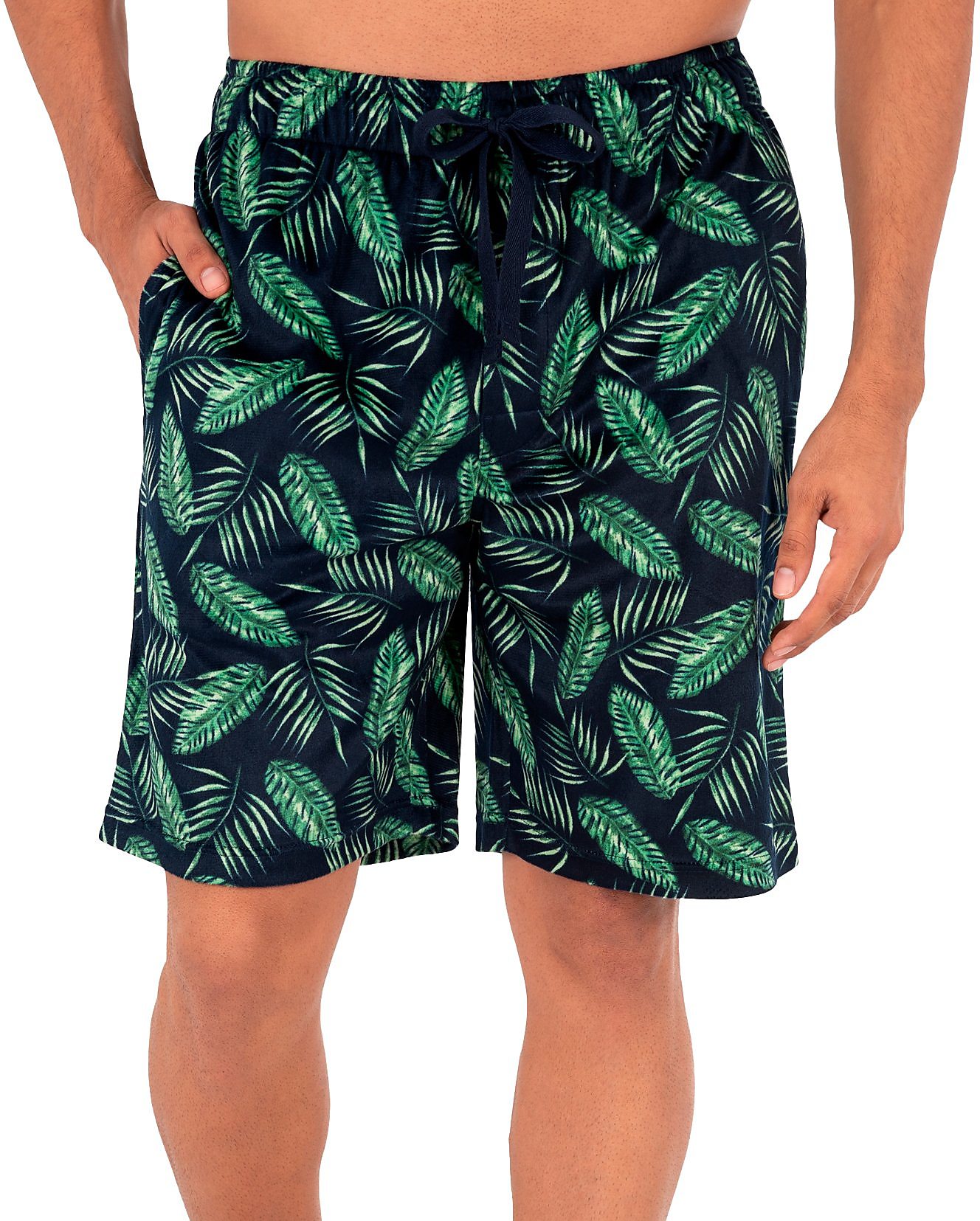 IZOD Mens Palm Leaf Sleep Shorts | eBay