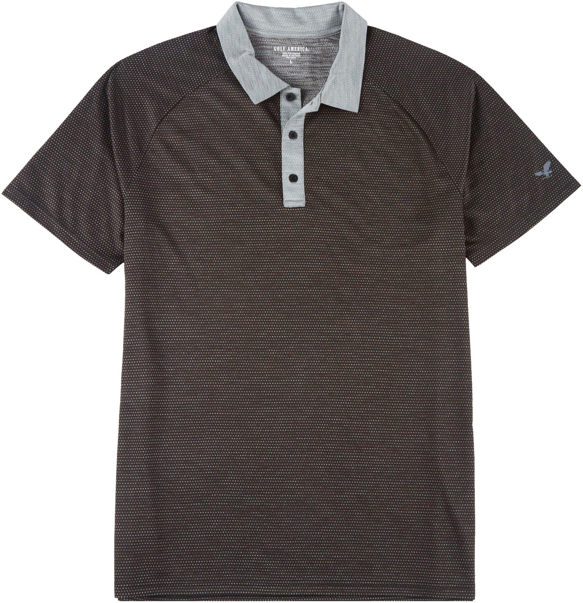 Golf America Mens Dualside Dotted Print Polo Shirt | eBay