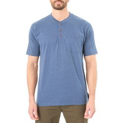 Smith's Workwear Extended Tail Gusset Henley with Pocket