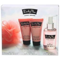 Womens 4-Pc. Lucky You Fragrance Gift Set