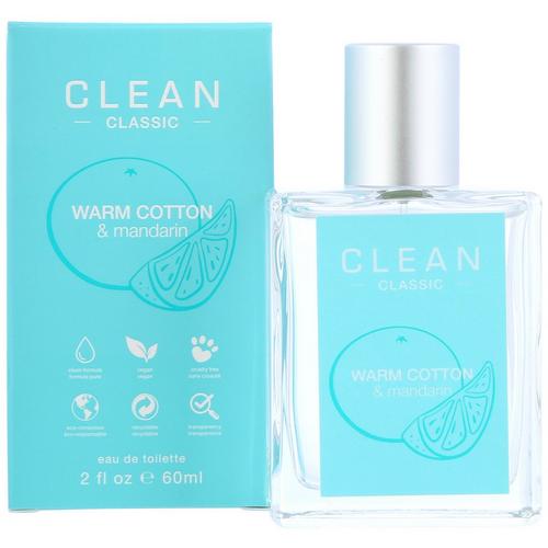 Clean Womens Warm Cotton & Mandarin Eau De