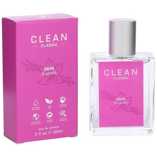 Clean Womens 2 Fl.Oz. Skin & Vanilla Eau