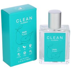 Clean Womens 2 Fl.Oz. Rain & Pear Eau De Toilette Spray