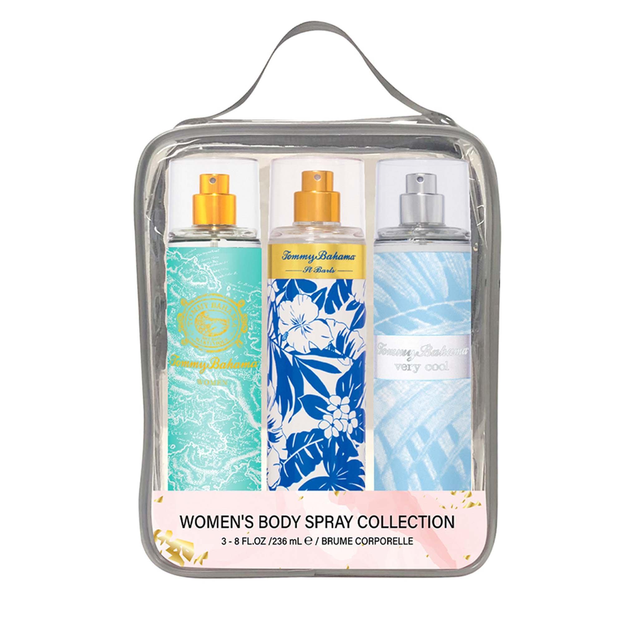 Tommy Bahama Womens 3-Pc. Body Spray Fragrance Gift