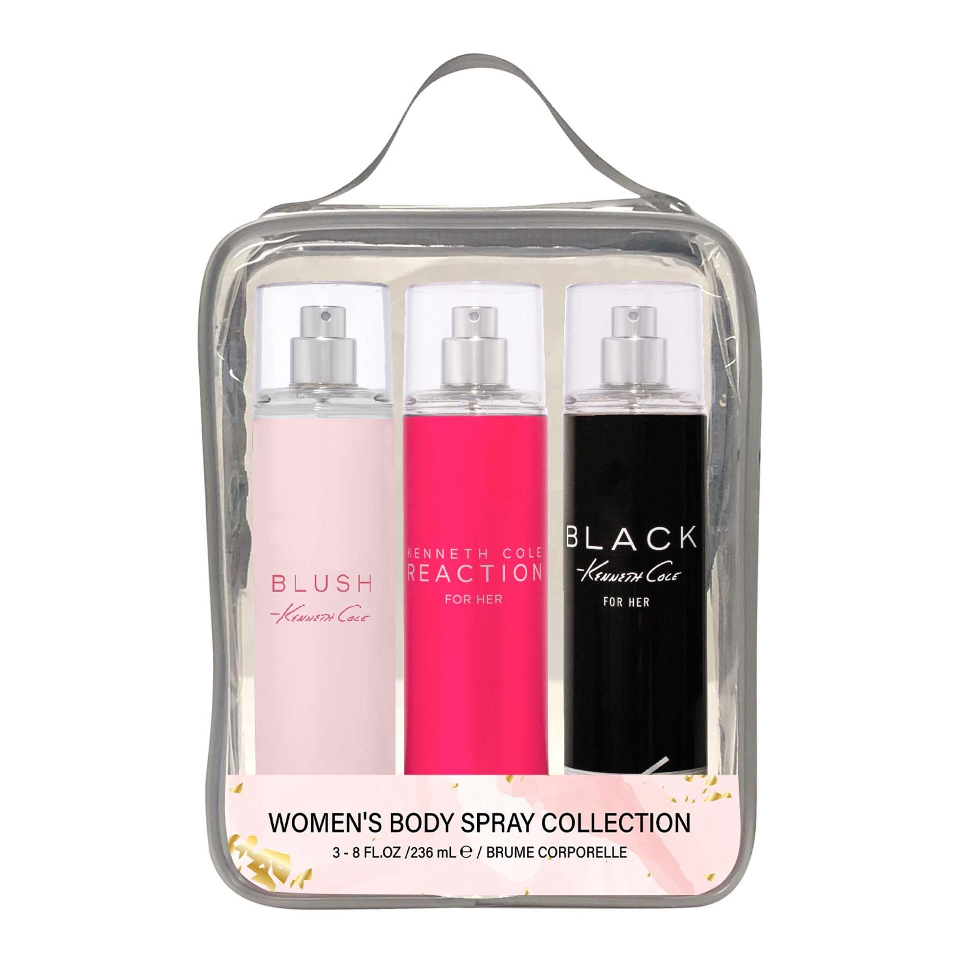 Kenneth Cole Womens 3-Pc. Body Spray Fragrance Gift Set