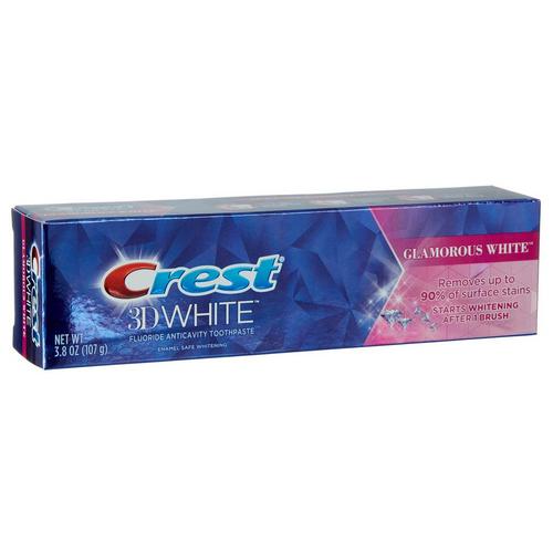 Crest 3D White Glamorous Flouride Anticavity Toothpaste