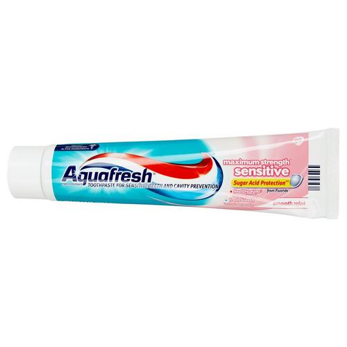 Aquafresh 5.6 Oz. Sensitive Max Strength Flouride Toothpaste
