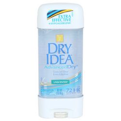 Dry Idea 3 Oz Unscented Clear Gel Antiperspirant Deodorant