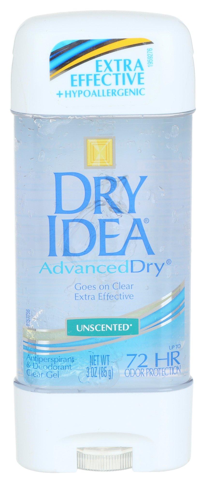 3 Oz Unscented Clear Gel Antiperspirant Deodorant
