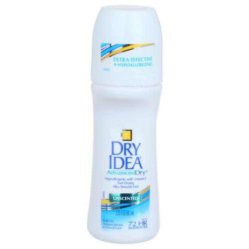 Dry Idea Unscented Roll-On Antiperspirant Deodorant