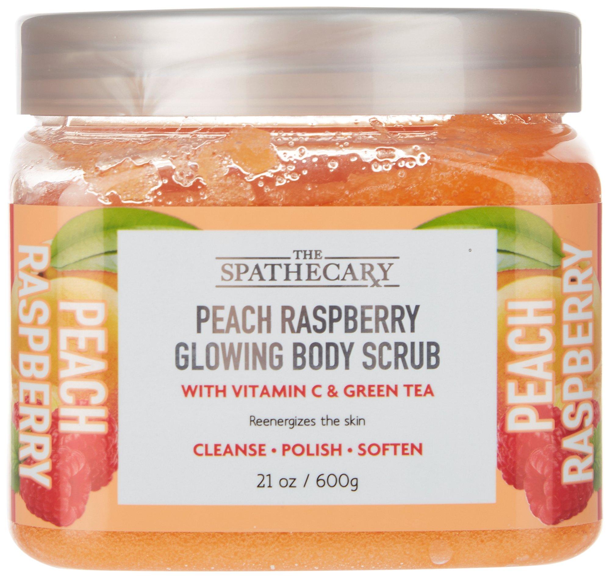 The Spathecary Vit C Green Tea Peach Glowing Body Scrub