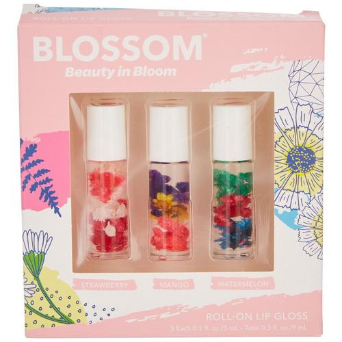 Blossom 3-Pc. Beauty In Bloom Roll-On Lip Gloss