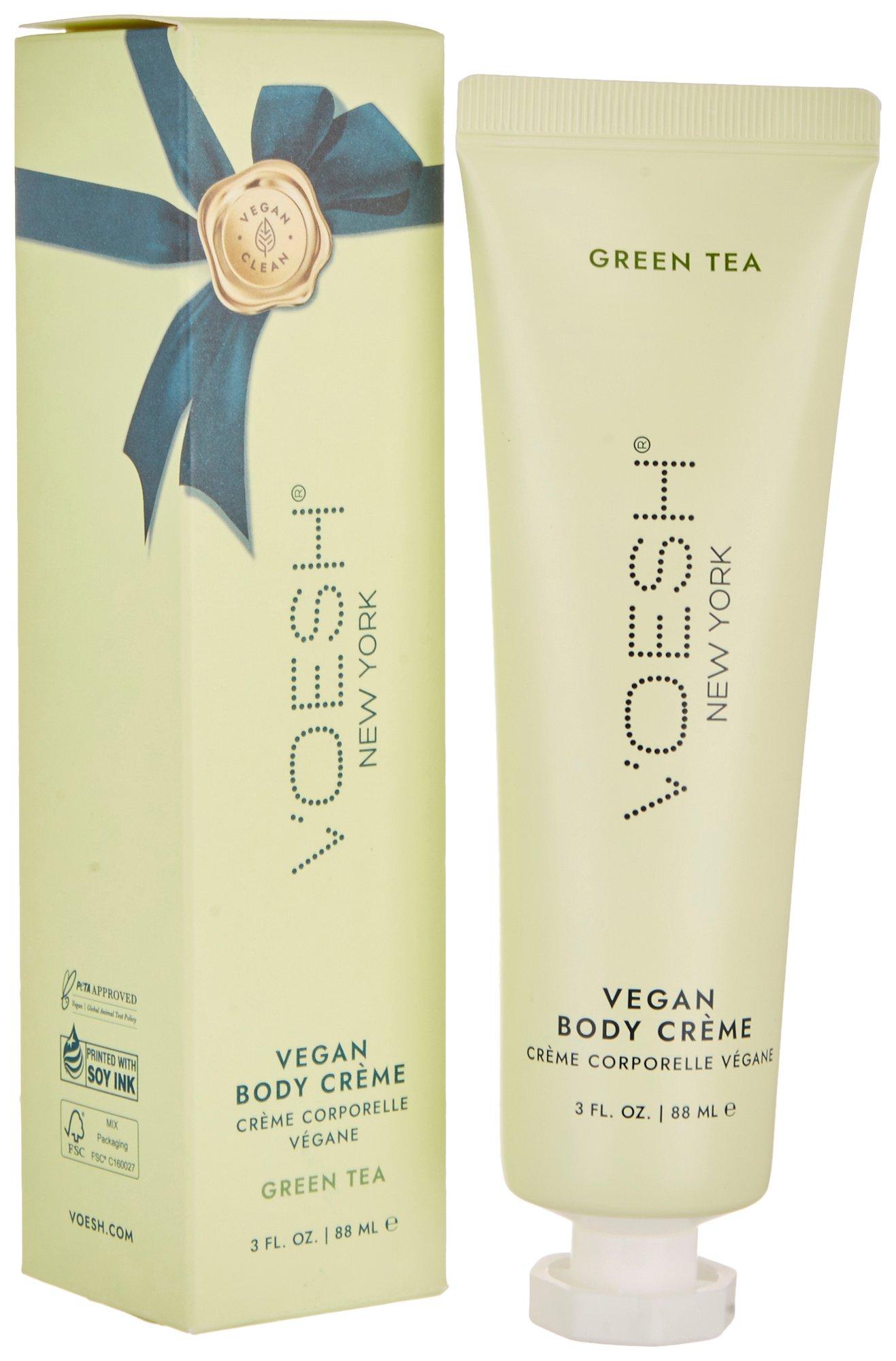 Voesh 3 Fl.Oz. Green Tea Vegan Body Cream