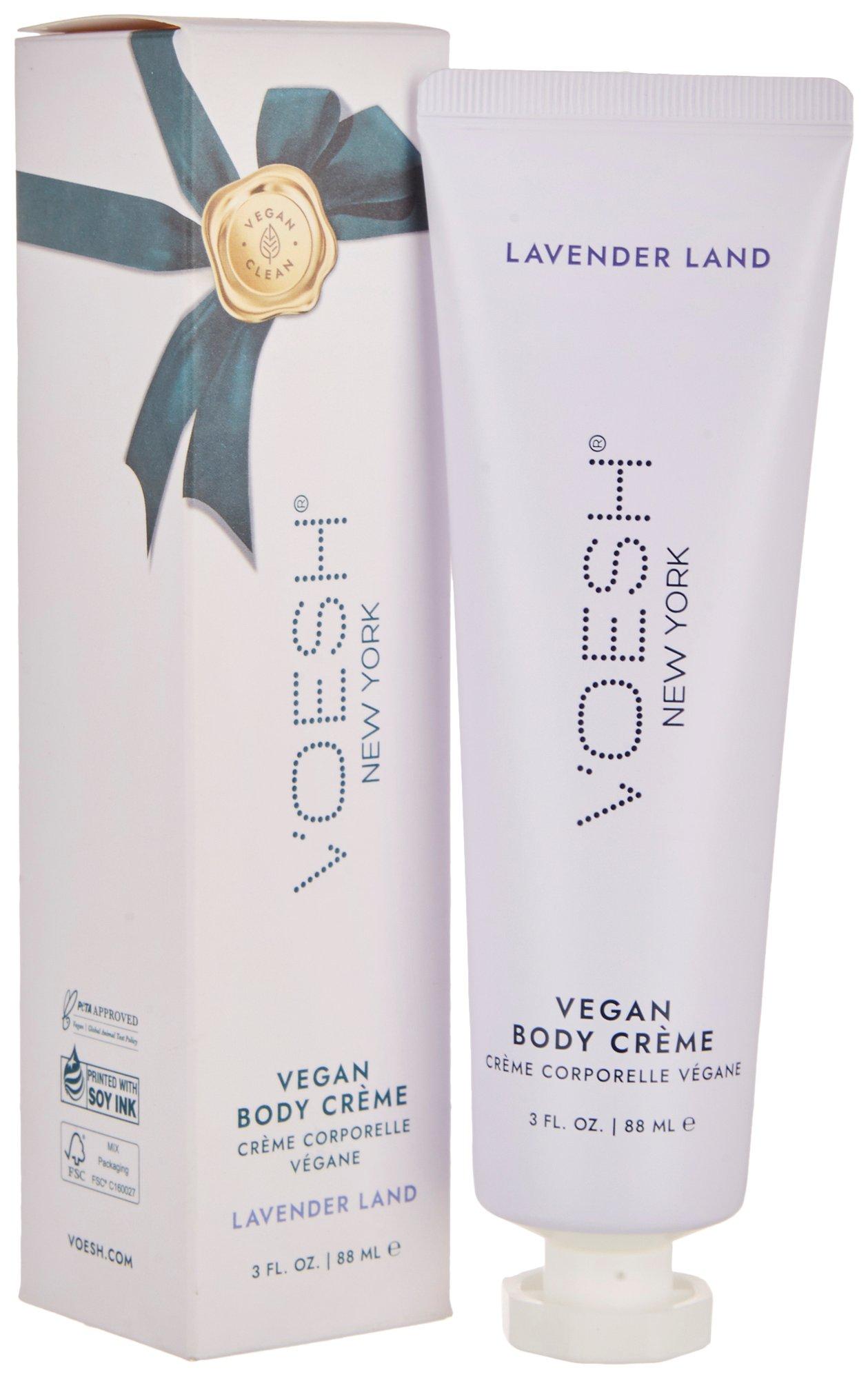 Voesh 3 Fl.Oz. Lavender Land Vegan Body Cream