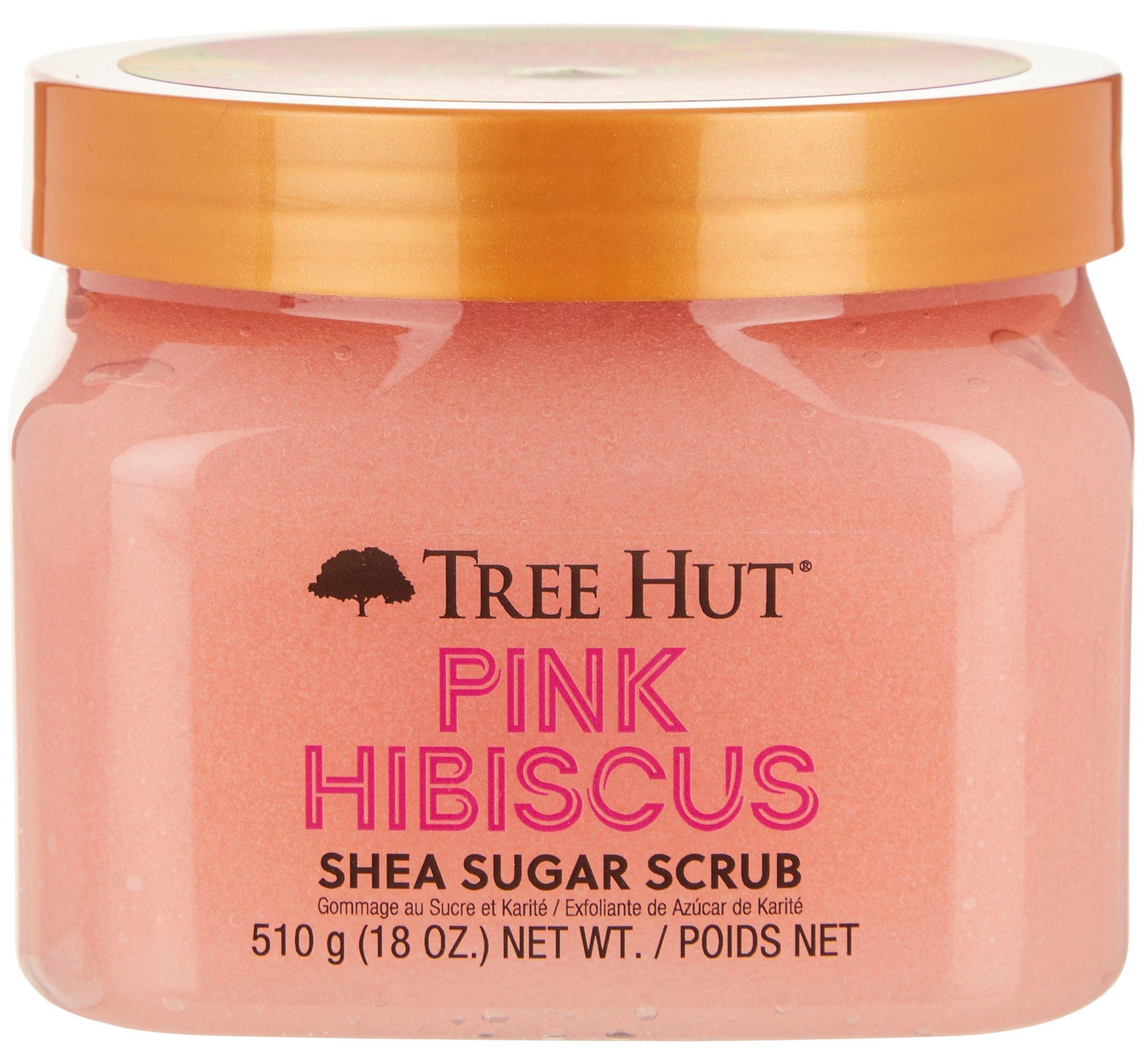 18 Oz. Pink Hibiscus Shea Sugar Scrub