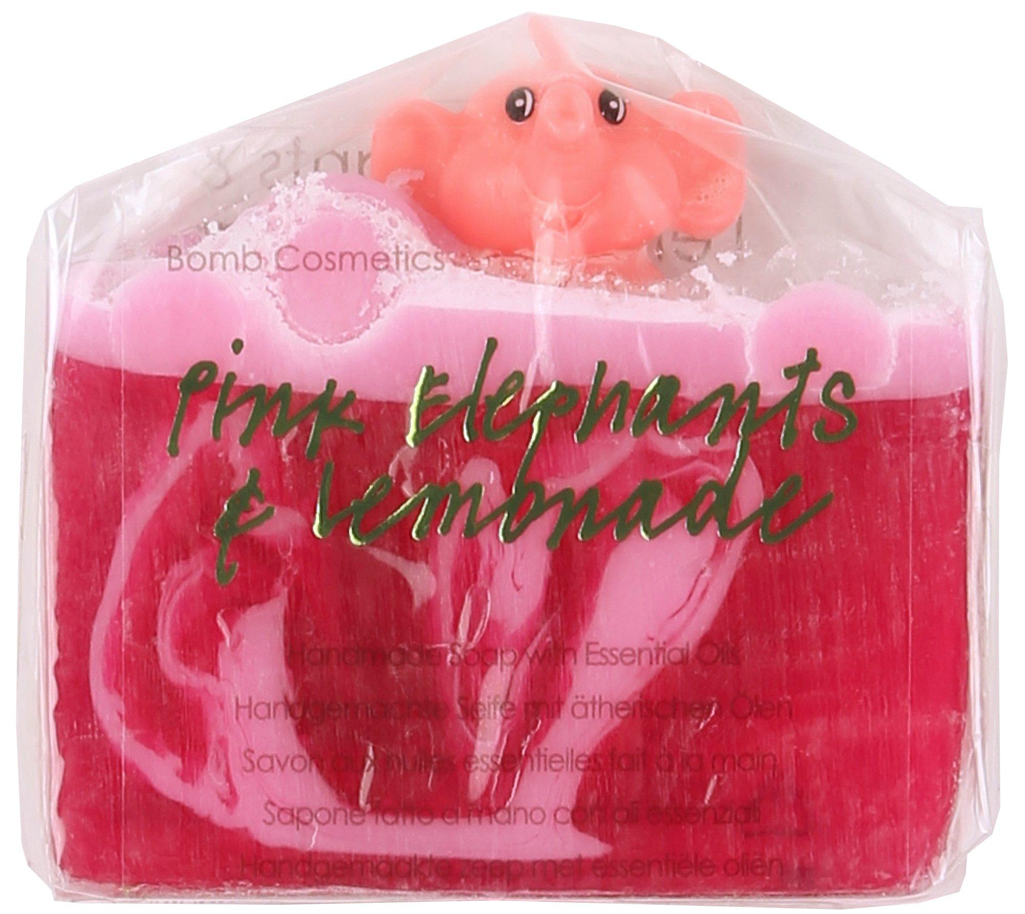 Bomb Cosmetics Pink Elephants & Lemonade Handmade Soap