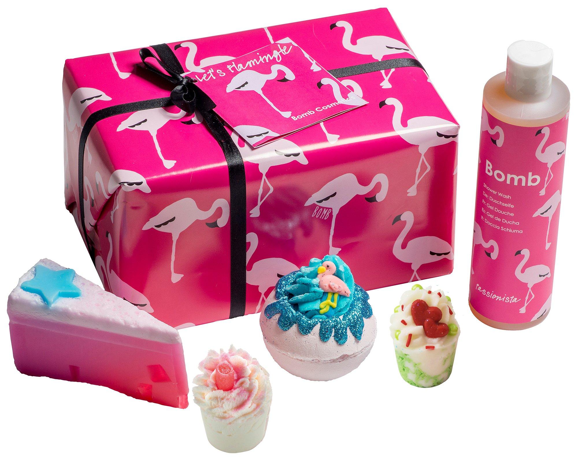 Bomb Cosmetics 5 Pc. Let's Flamingle Handmade Gift