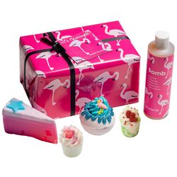 Bomb Cosmetics 5 Pc. Let's Flamingle Handmade Gift Pack