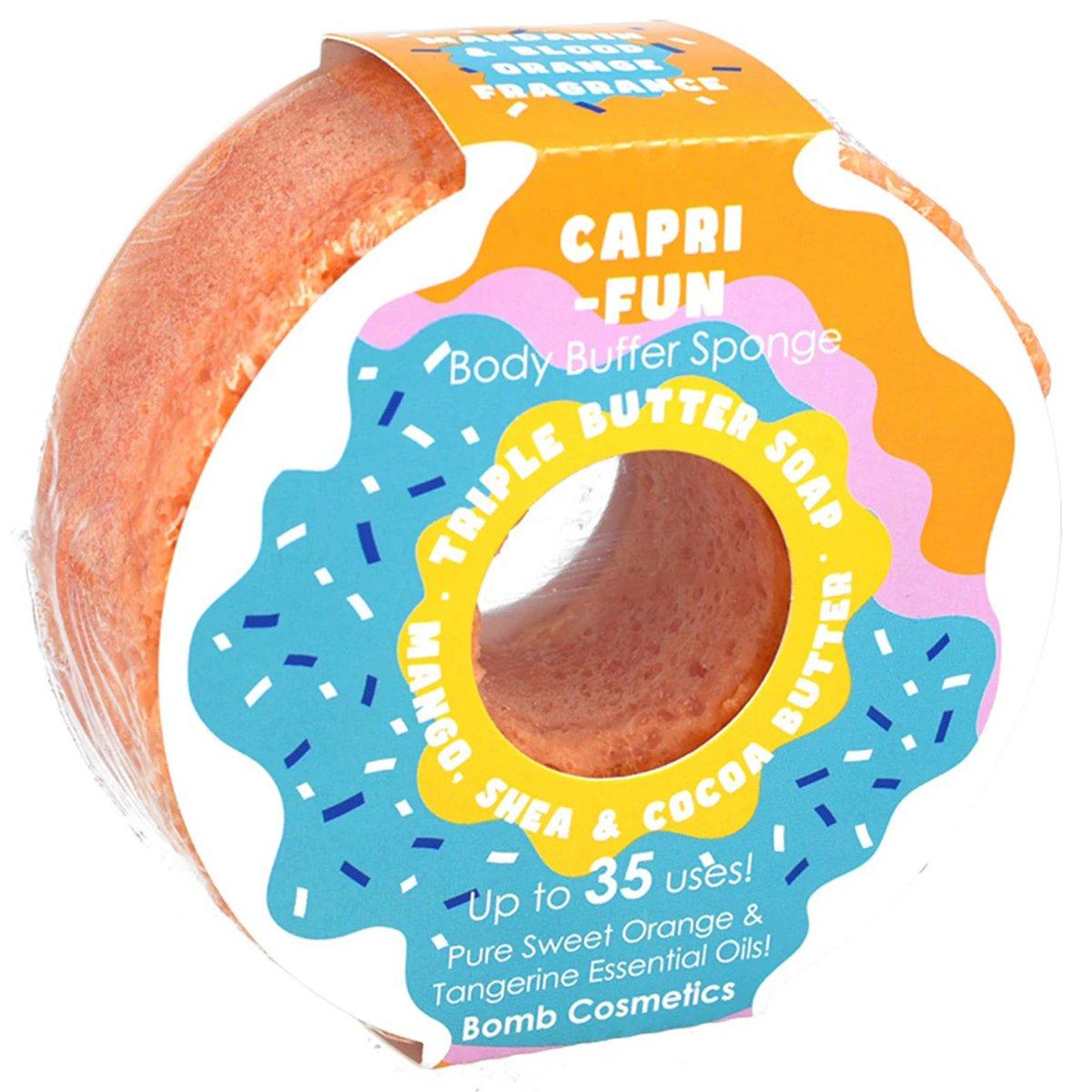 Bomb Cosmetics Capri-Fun Body Buffer Sponge