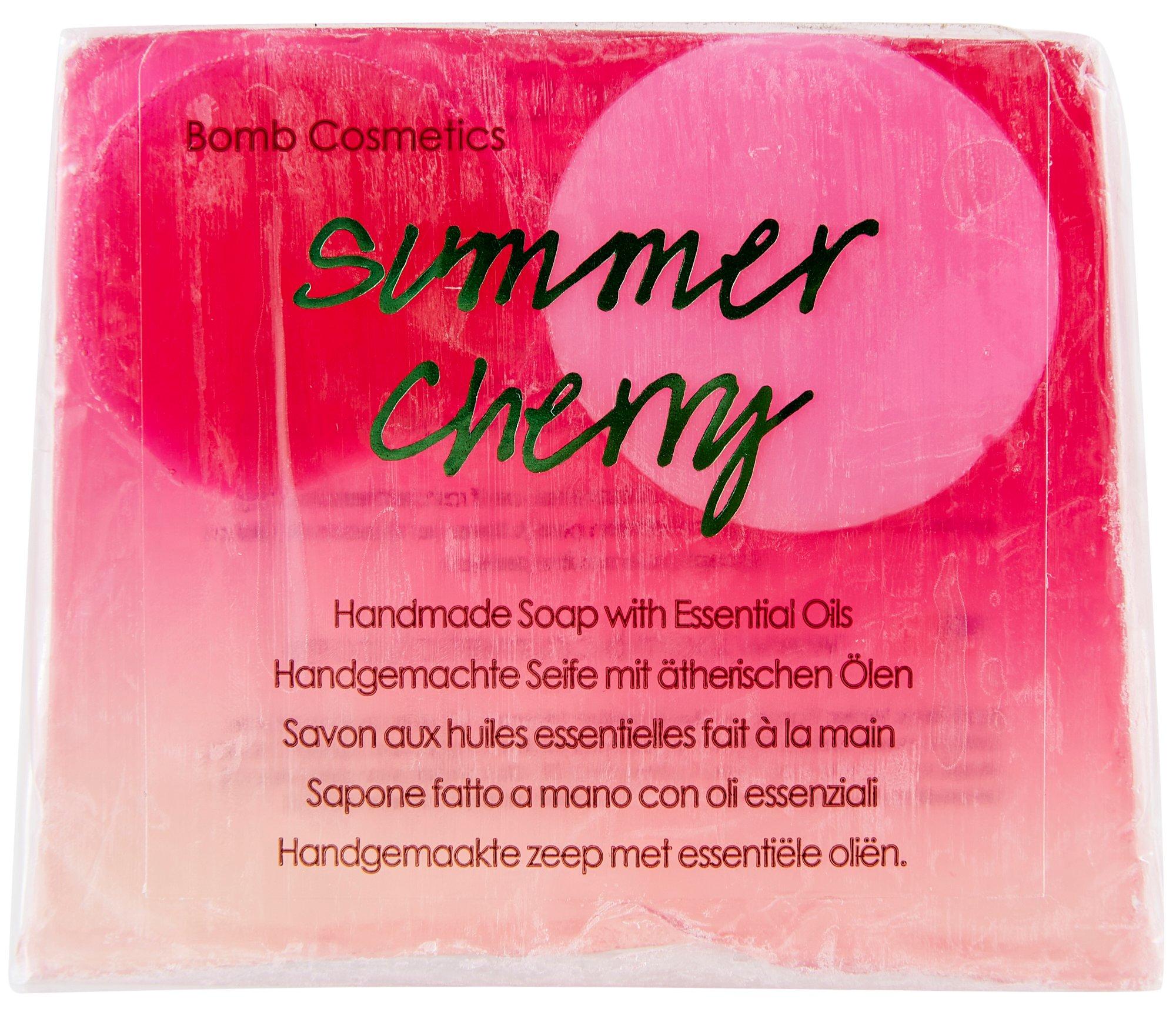Bomb Cosmetics Summer Cherry Handmade Soap 3.5 oz.