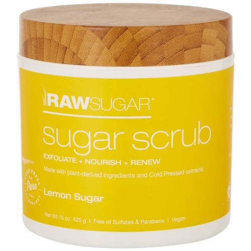Raw Sugar Lemon Sugar 15 Oz. Sugar Scrub