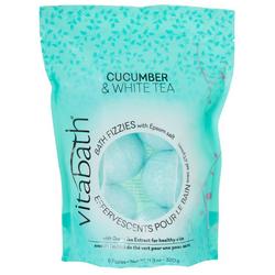 Cucumber White Tea Epsom Salt Bath Fizzies 6 Pk