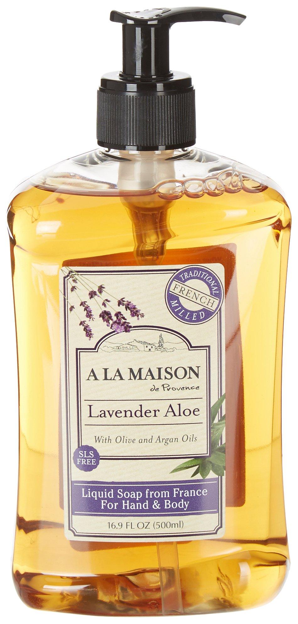 A La Maison Lavender Aloe Hand & Body Liquid Soap