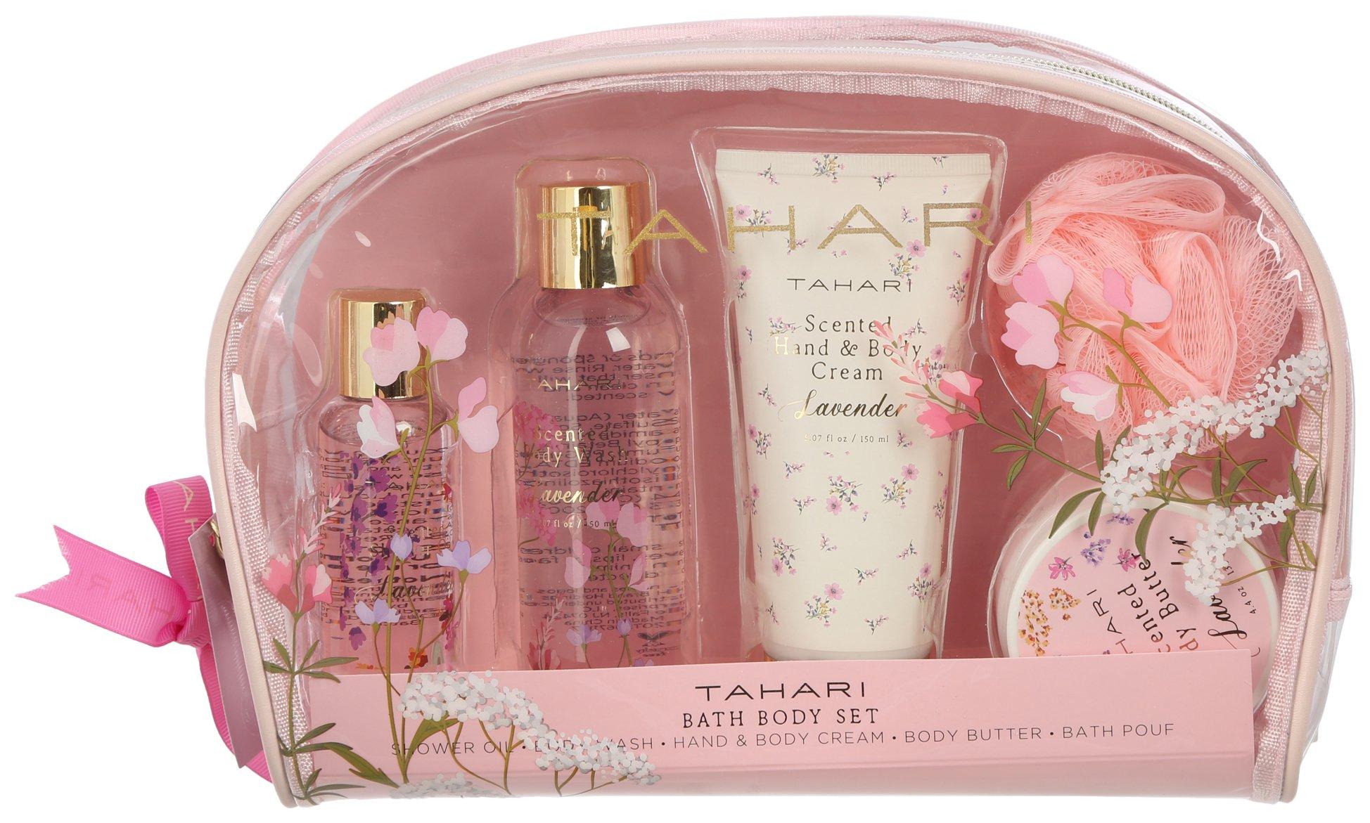 Tahari 6-Pc. Lavender Bath & Body Gift Set With Case