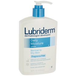Lubriderm Daily Moisture Lotion For Normal To Dry Skin 16 oz