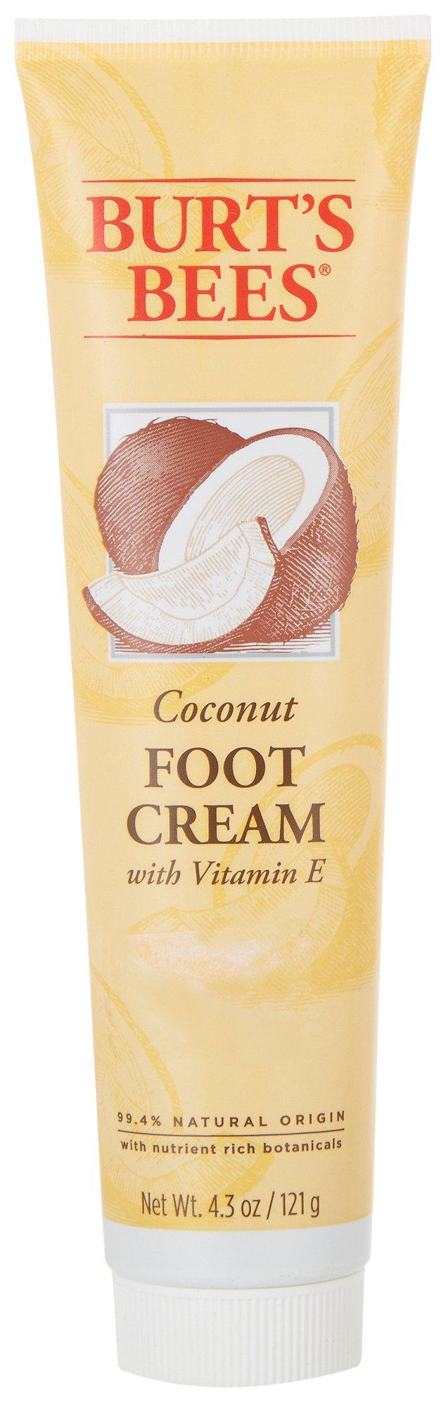 Coconut Foot Cream With Vitamin E 4.3 oz.