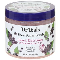 Dr Teals Black Elderberry Shea Sugar Scrub 19 Oz.
