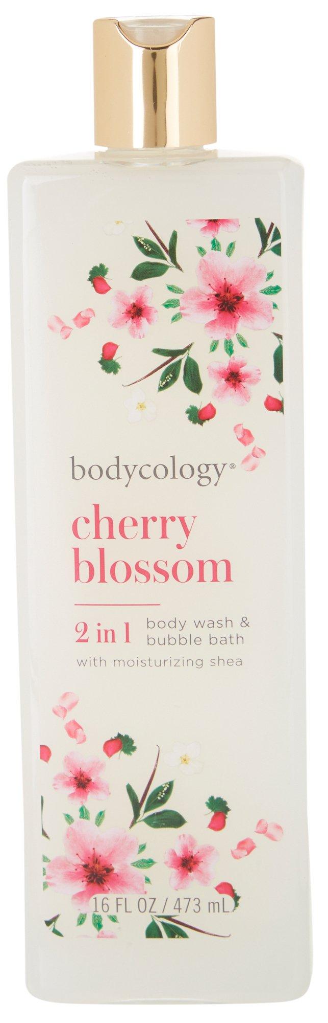 Bodycology Cherry Blossom Body Wash & Bubble Bath 16 oz.