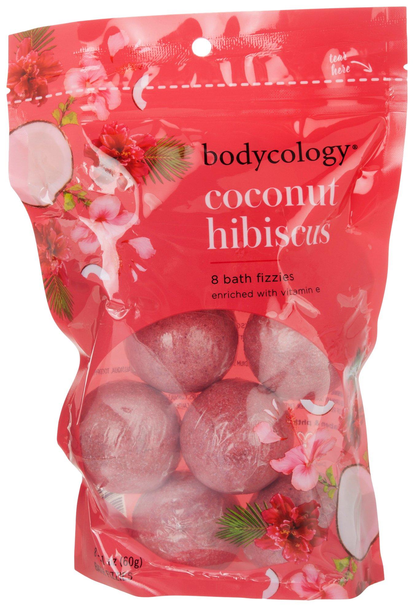 Bodycology Coconut Hibiscus Bath Fizzies 8 ct.