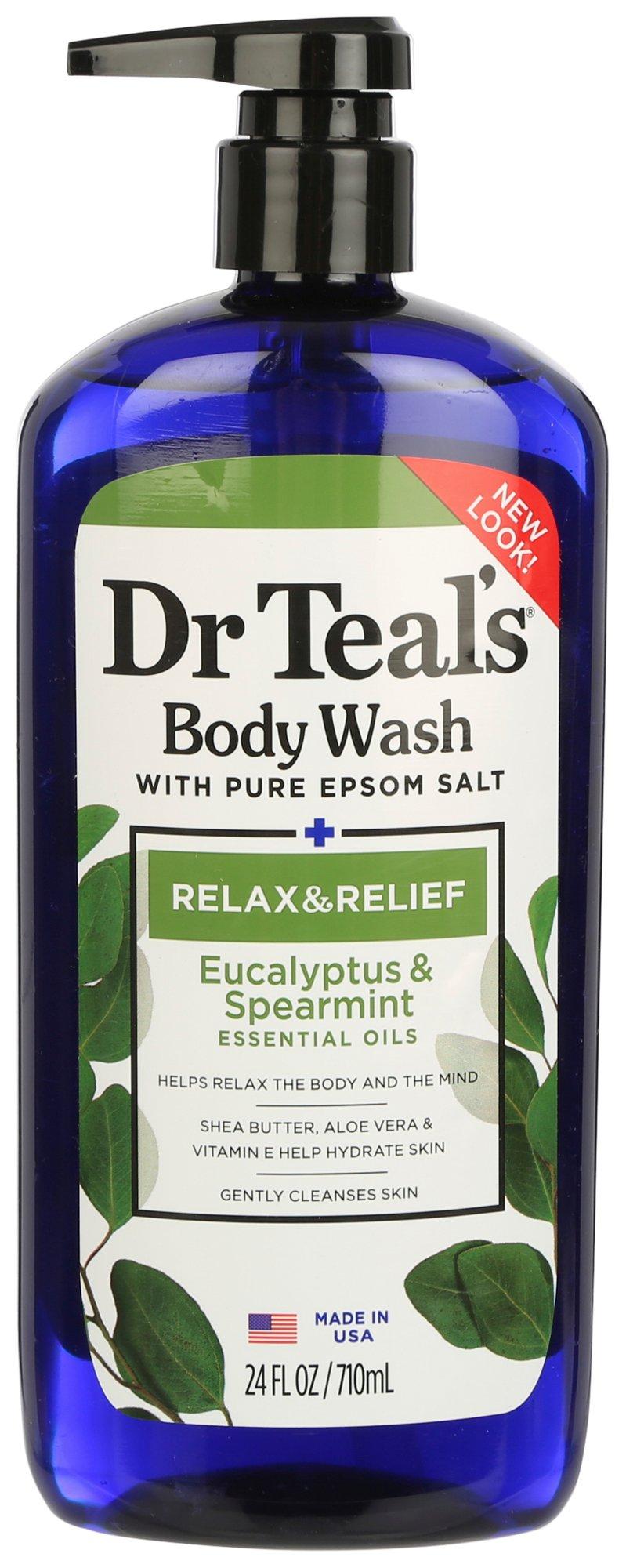 Dr Teals 24 Fl.Oz. Relax & Relief Pure Epsom Salt Body Wash