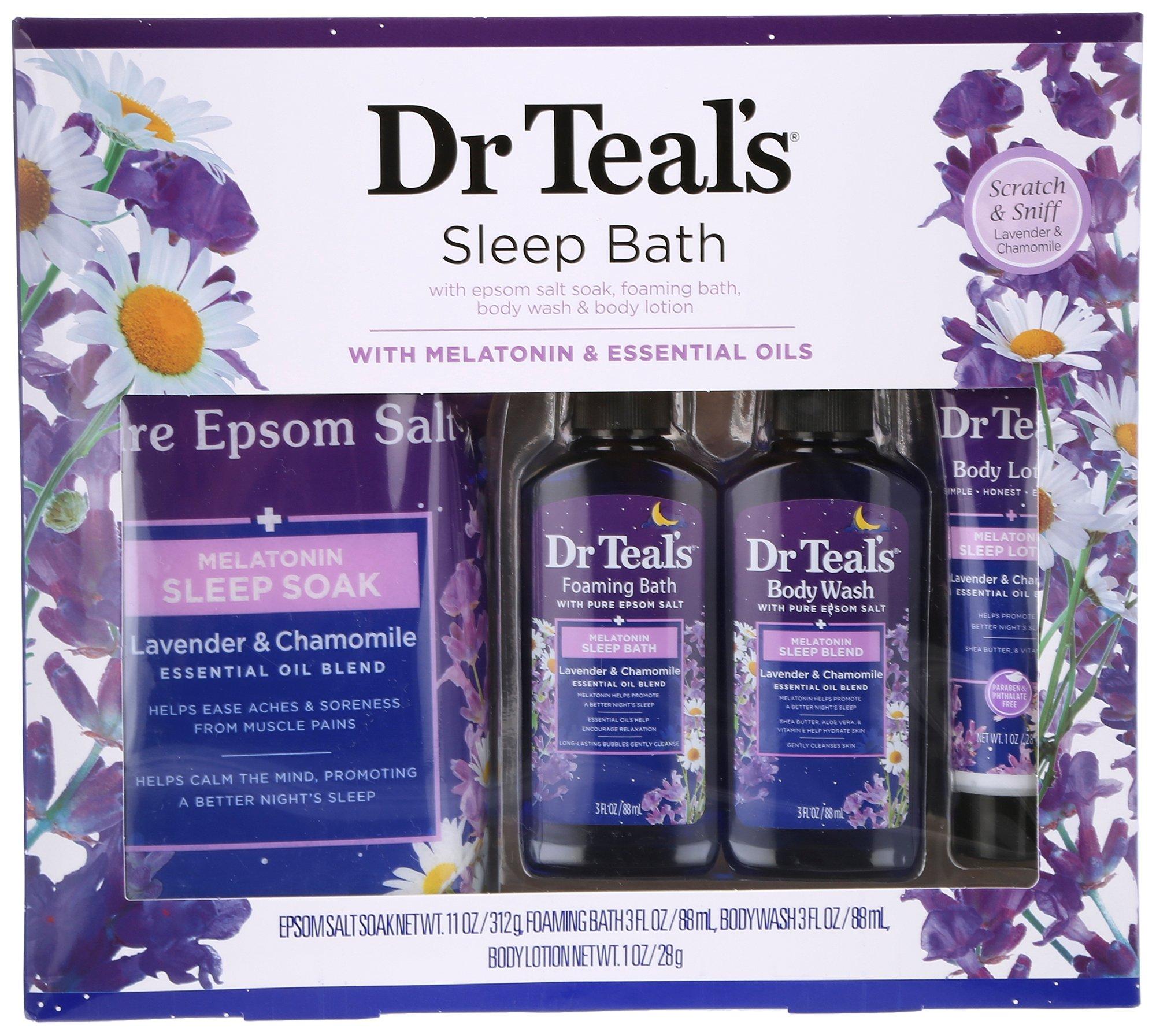 Dr Teals 4-Pc. Sleep Bath Lavender & Chamomile