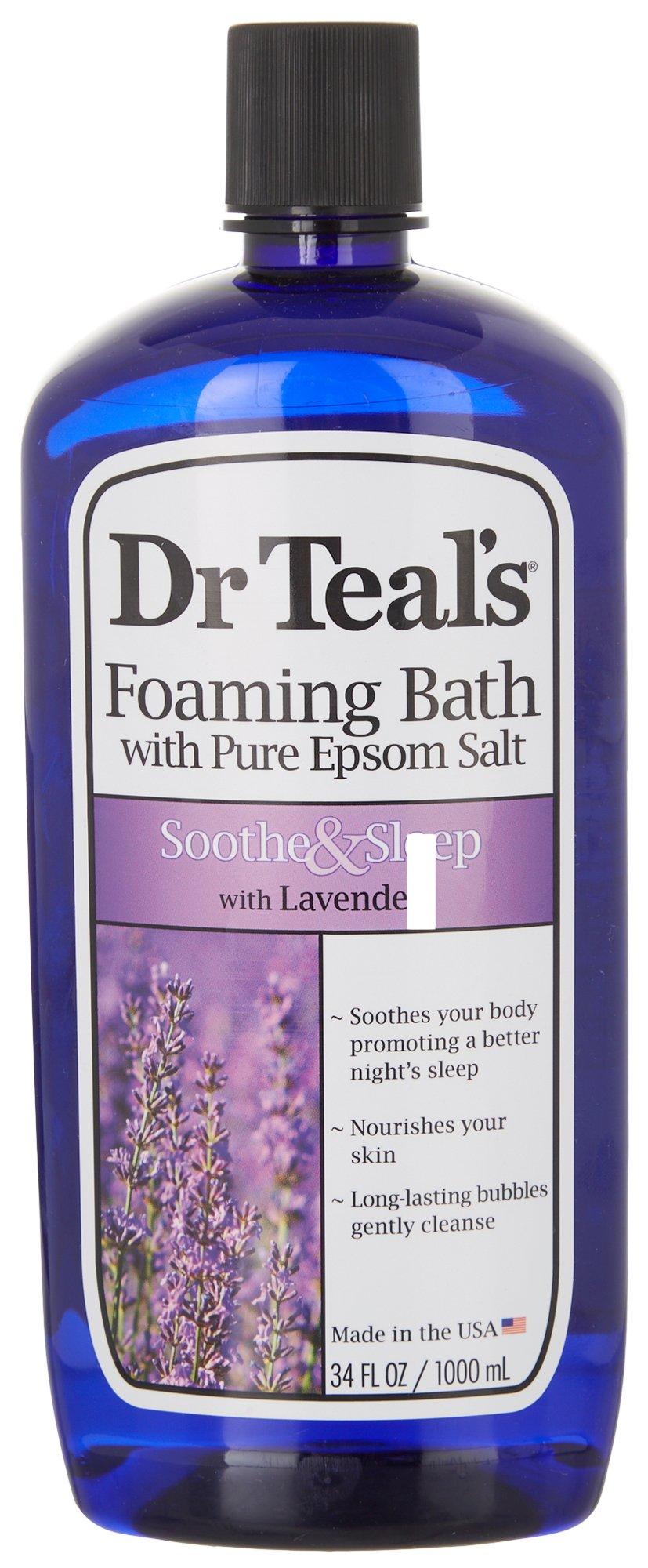 Dr. Teals Pure Epsom Salt & Lavender Bath Foam 34 fl. oz.