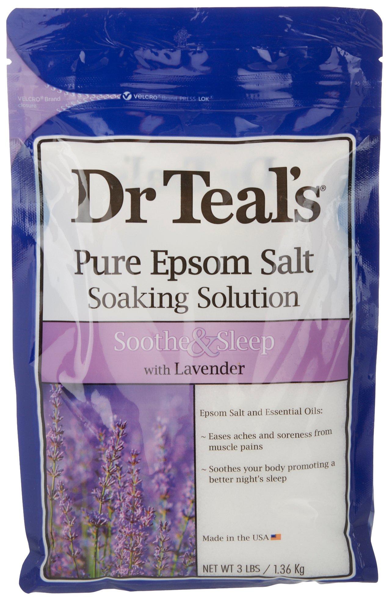 Pure Epsom Salt Soak With Lavender 3 lb.