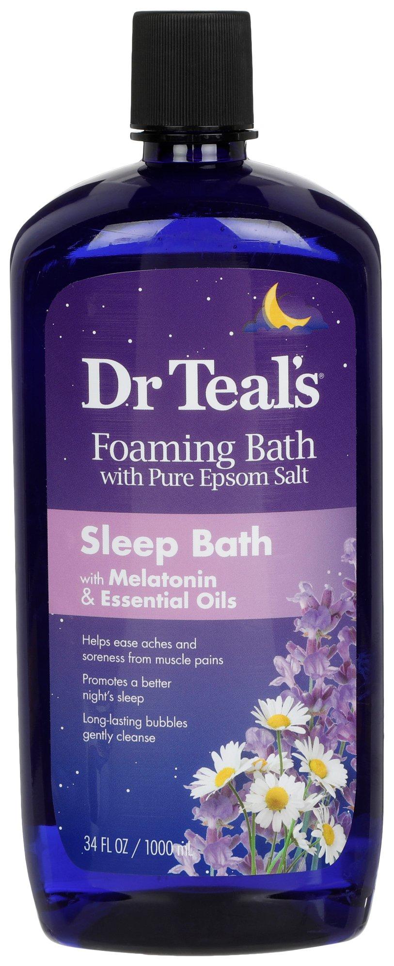 Dr. Teals Melatonin Epsom Bath Foam 34 fl.