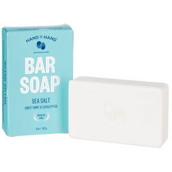 Hand In Hand Sea Salt Mint Eucalyptus Bar Soap 5 Oz.