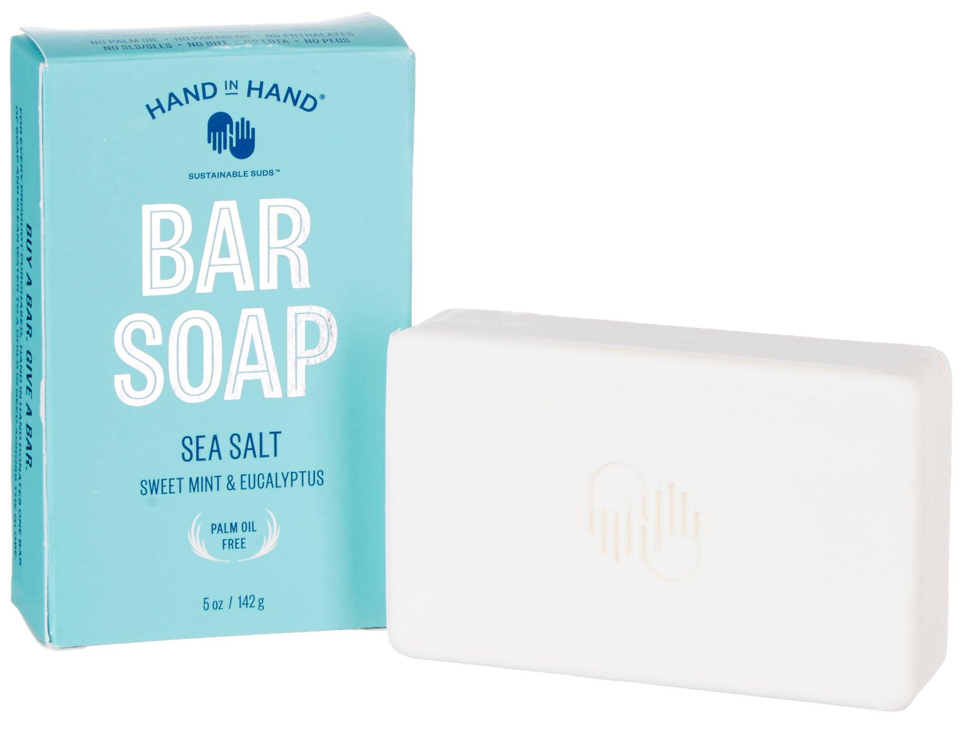 Sea Salt Mint Eucalyptus Bar Soap 5 Oz.