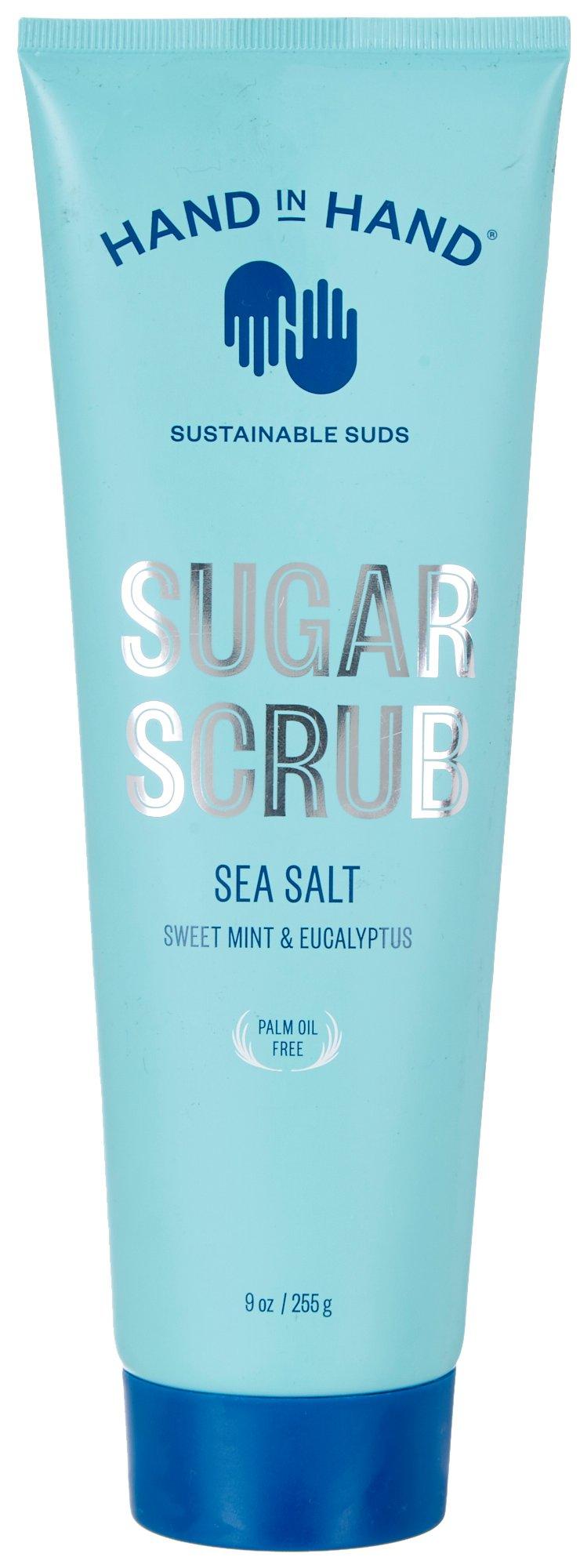 Sea Salt Mint Eucalyptus Sugar Scrub 9 Oz.